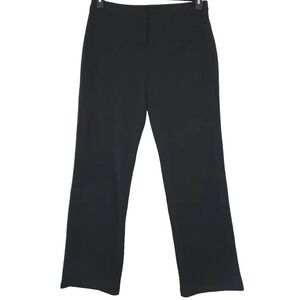 Chicos Collecton ~Woman Size 2(L)~ Black Straight Leg Designer Pants Stretch.